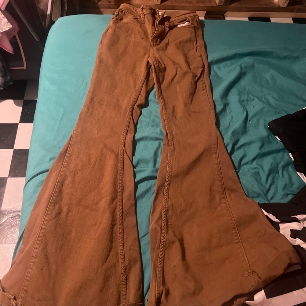 It’s a flare jeans got it from barn